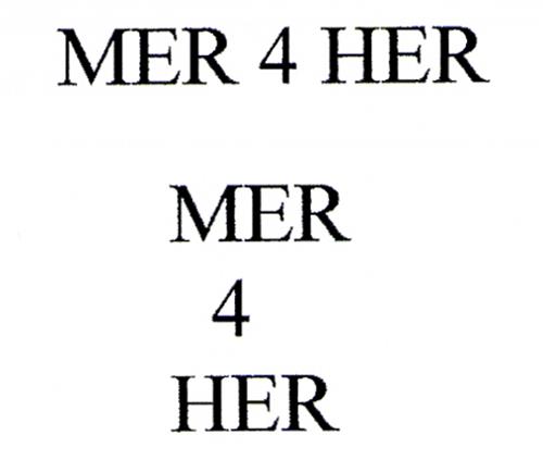 MER 4 HER trademark