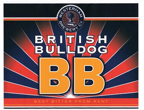 WESTERHAM BREWERY Co BRITISH BULLDOG BB BEST BITTER FROM KENT trademark