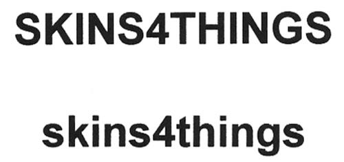 SKINS4THINGS trademark