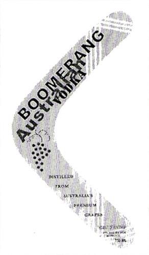 BOOMERANG AUSTRALIAN VODKA trademark