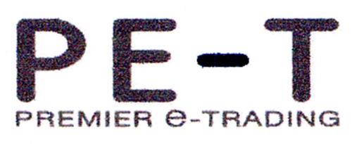 PE - T PREMIER e-TRADING trademark