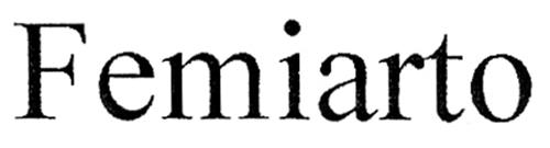 Femiarto trademark