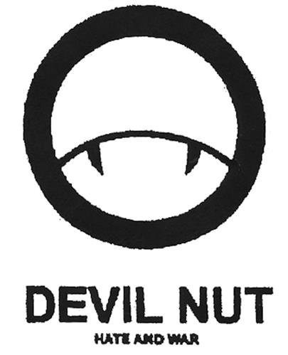 DEVIL NUT HATE AND WAR trademark