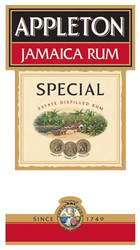 APPLETON JAMAICA RUM SPECIAL ESTATED DISTILLED RUM SINCE 1749 trademark