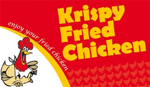 Krispy Fried Chicken enjoy your fried chicken trademark