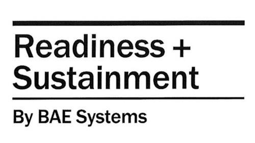 Readiness + Sustainment By BAE Systems trademark