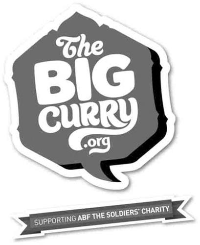 The BIG CURRY.org SUPPORTING ABF THE SOLDIERS' CHARITY trademark