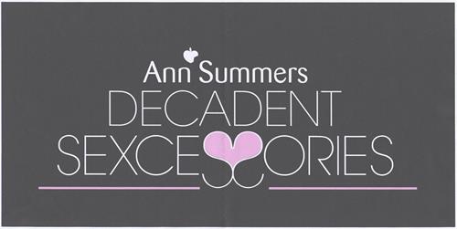 Ann Summers DECADENT SEXCESSORIES trademark