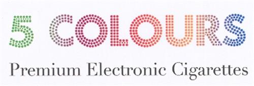 5 COLOURS Premium Electronic Cigarettes trademark