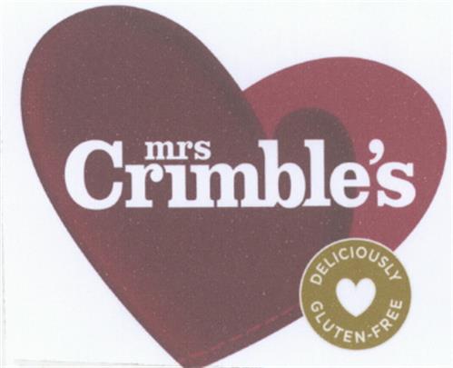 mrs Crimble's DELICIOUSLY GLUTEN-FREE trademark