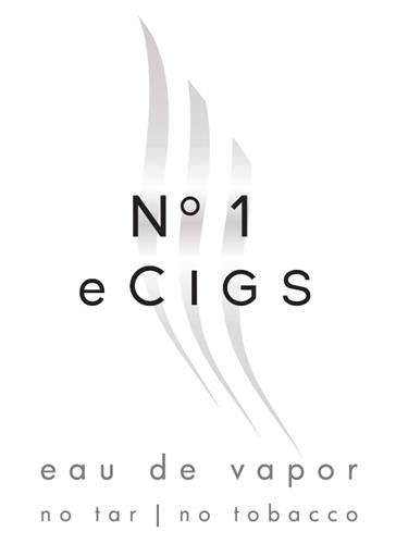 N0 1 eCigs eau de vapour no tar | no tobacco trademark