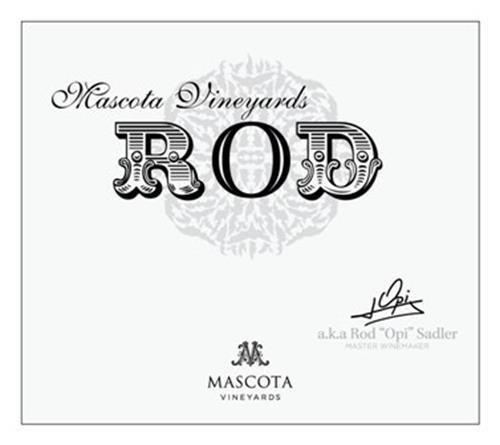 ROD Mascota Vineyards trademark