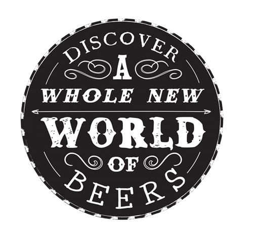 DISCOVER A WHOLE NEW WORLD OF BEERS trademark