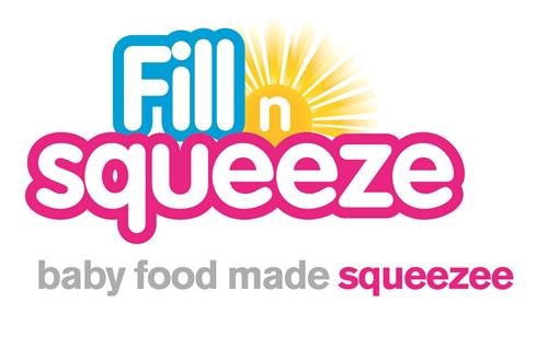 Fill n Squeeze baby food made squeezee trademark