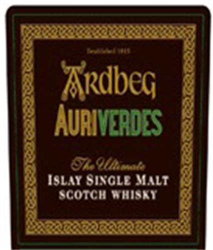 ARDBEG AURIVERDES The Ultimate ISLAY SINGLE MALT SCOTCH WHISKY trademark