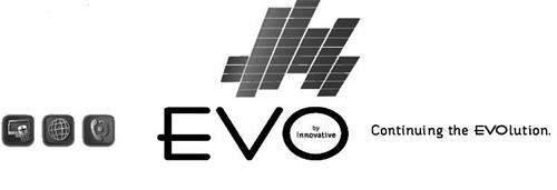 EVO BY INNOVATIVE CONTINUING THE EVOLUTION. trademark