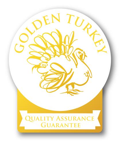 GOLDEN TURKEY QUALITY ASSURANCE GUARANTEE trademark