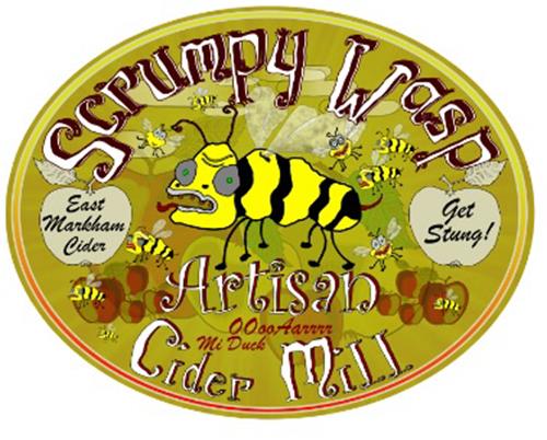 Scrumpy Wasp Artisan Cider Mill East Markham Cider Get Stung OOooAarrrr Mi Duck trademark