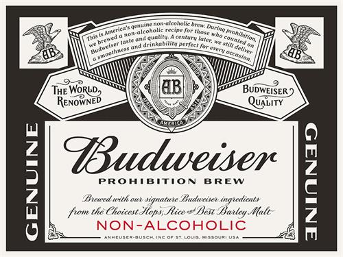 AB GENUINE BUDWEISER PROHIBITION BREW ANHEUSER-BUSCH trademark