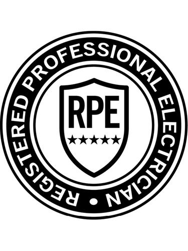 RPE REGISTERED PROFESSIONAL ELECTRICIAN trademark