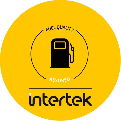 FUEL QUALITY ASSURED INTERTEK trademark