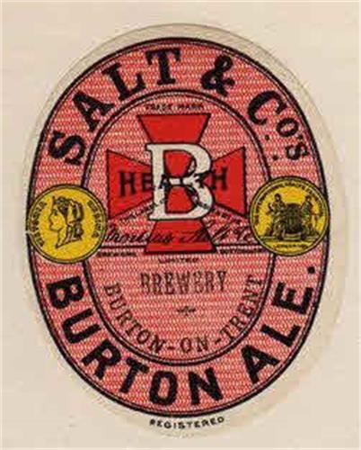 SALT & COS BURTON ALE B BREWERY BURTON ON TRENT trademark