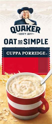 QUAKER ESTD 1877 OAT SO SIMPLE CUPPA PORRIDGE trademark