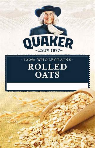 QUAKER ESTD 1877 100% WHOLEGRAINS ROLLED OATS trademark