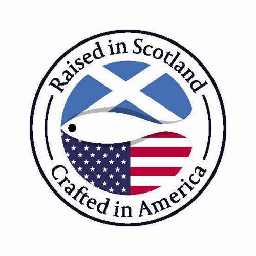 Raised in Scotland Crafted in America trademark