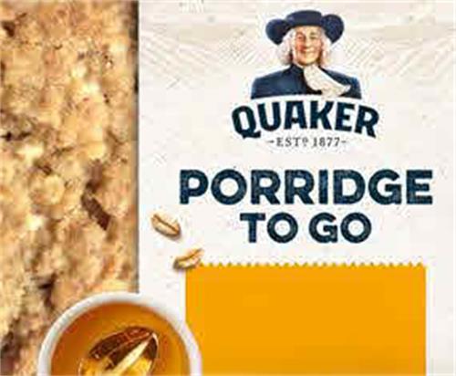 QUAKER EST 1877 PORRIDGE TO GO trademark