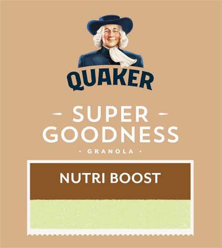 QUAKER SUPER GOODNESS GRANOLA NUTRI BOOST trademark