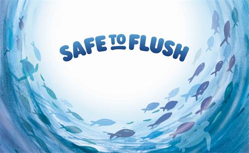 SAFE TO FLUSH trademark