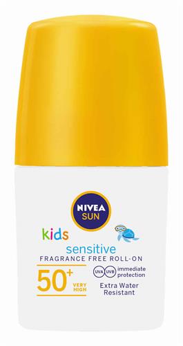 NIVEA SUN KIDS SENSITIVE FRAGRANCE FREE ROLL-ON 50+ trademark