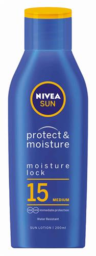 NIVEA SUN PROTECT & MOISTURE MOISTURE LOCK 15 trademark