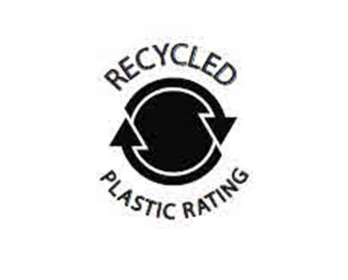 RECYCLED PLASTIC RATING trademark