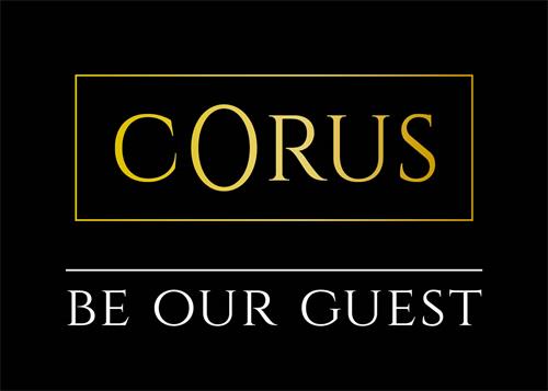 CORUS BE OUR GUEST trademark