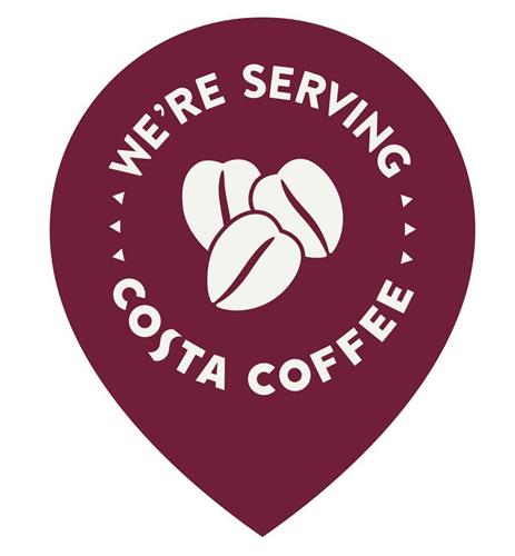 WE'RE SERVING COSTA COFFEE trademark