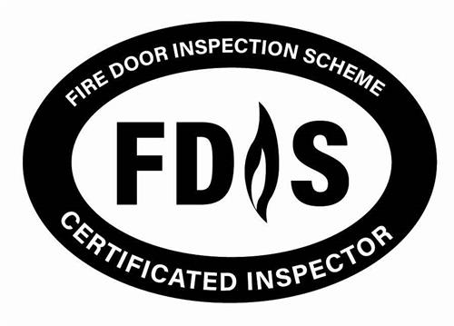 FDIS FIRE DOOR INSPECTION SCHEME CERTIFICATED INSPECTOR trademark