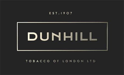 Est 1907 Dunhill Tobacco of London Limited Ltd trademark