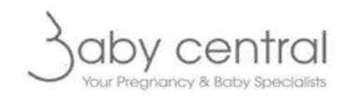 BABY CENTRAL YOUR PREGNANCY & BABY SPECIALISTS trademark