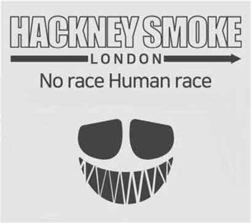 HACKNEY SMOKE LONDON NO RACE HUMAN RACE trademark