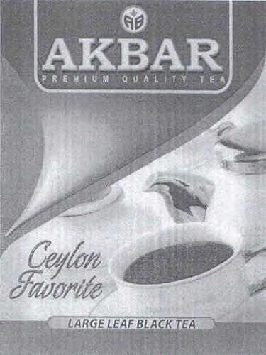 AB AKBAR PREMIUM QUALITY TEA CEYLON FAVORITE LARGE LEAF BLACK TEA trademark