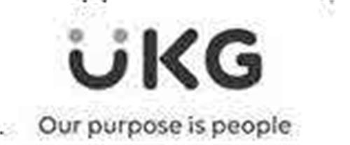 ÜKG OUR PURPOSE IS PEOPLE trademark