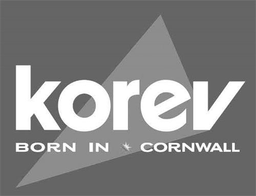 KOREV BORN IN CORNWALL trademark