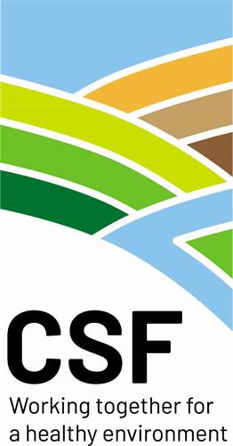 CSF WORKING TOGETHER FOR A HEALTHY ENVIRONMENT trademark