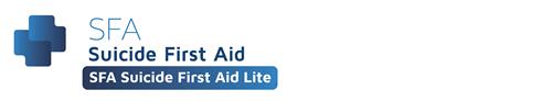 SFA SUICIDE FIRST AID SFA SUICIDE FIRST AID LITE trademark