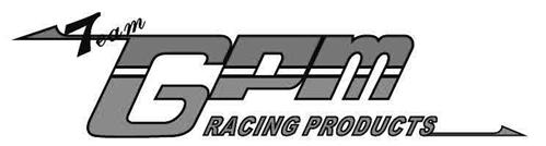 Team GPM RACING PRODUCTS trademark