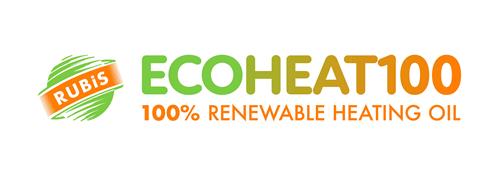 RUBIS ECOHEAT100 100% RENEWABLE HEATING OIL trademark