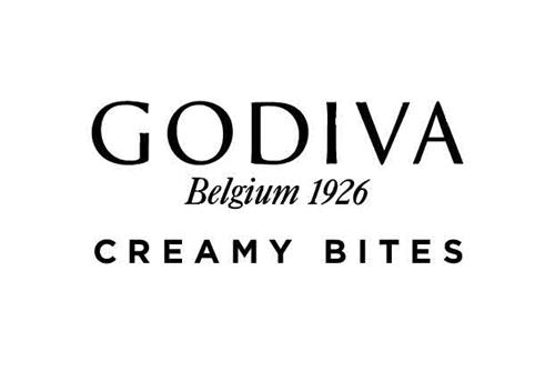 GODIVA Belgium 1926 CREAMY BITES trademark