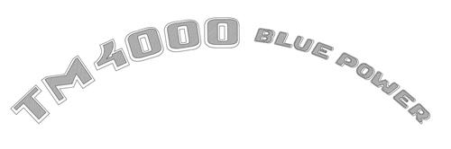 TM 4000 BLUE POWER trademark